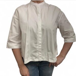European Culture White Blouse
